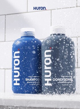 Huron-丰盈蓬松去屑强韧补水修复柑橘薄荷木质香男士洗发水护发素