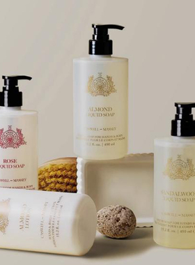 Caswell Massey-植物基底温和清洁保湿沐浴露身体乳护理礼品套装