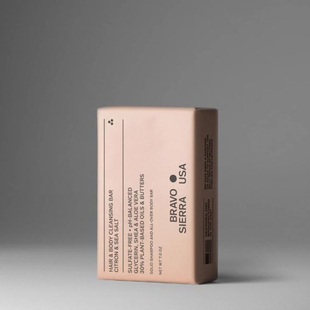 Bravo Sierra-香橼海盐滋润护理肌肤秀发温和洗头沐浴二合一香皂