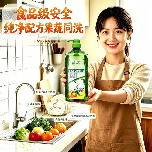 金桔精华食品级双倍去油洗洁精