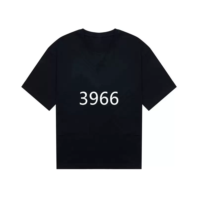 New Vogue × MM6 Maison Margiela流体LOGO印花短袖T恤  黑色 白色 46码 48码 50码 52码
