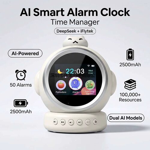 Smart AI Alarm Clock for Kids Sleep Training  Talking Robot