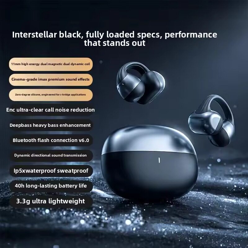 EarClip AI Translation Bluetooth Earphone Translator earbuds