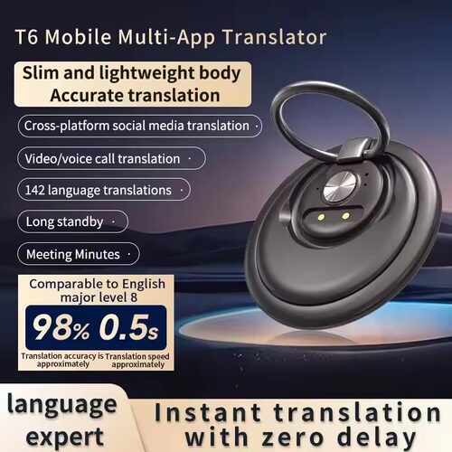 AI Translator Magnetic Stand Voice Translation Lifetime Free