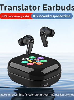 AI Bluetooth translation earphones  OWS sports headphones