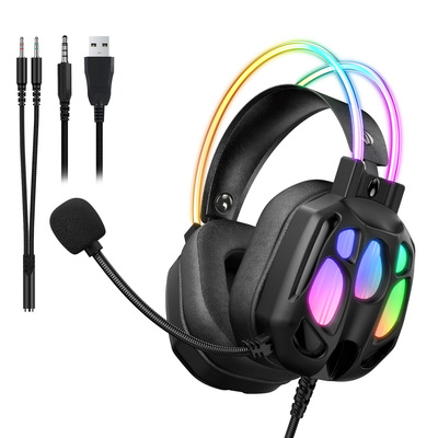 ONIKUMA X89 Gaming Headset Hi-Fi Surround Sound/3.5mm RGB