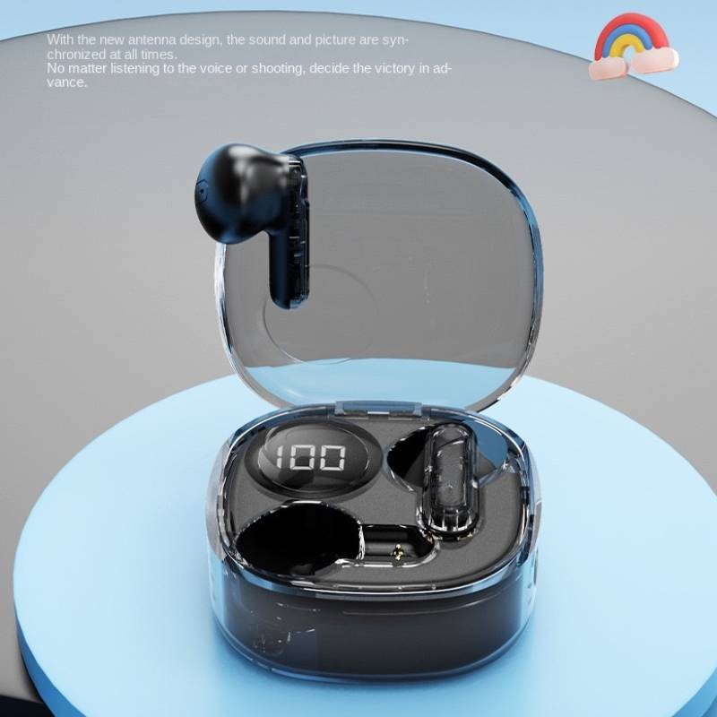 Wireless Bluetooth Headphones Digital Display Light TWS