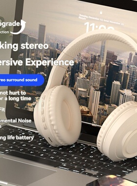 Wireless Bluetooth V5.3 Headphones Noise Cancelling Earbuds