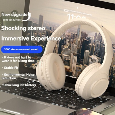 Wireless Bluetooth V5.3 Headphones Noise Cancelling Earbuds