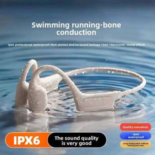 IPX6 Bluetooth Headset Wireless Bone Conduction Headphone f\