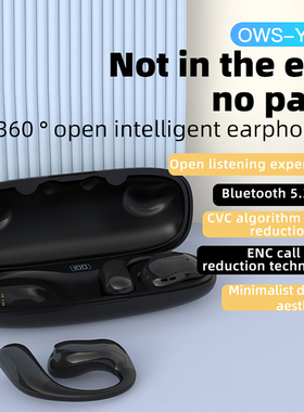 Wireless Bluetooth Headset HD Sound Stereo Earhook Earbud