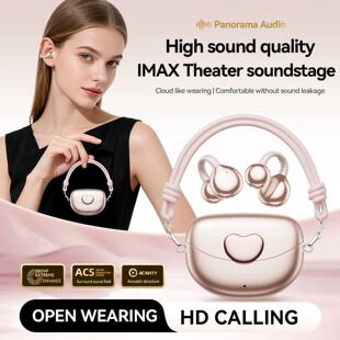 Hangbag Earduds Bluetooth Noise Reduction Ear Clip Earphones