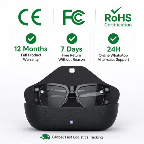 Itranslator Smart glasses 8MP Resolution HD Camera Vlog DV