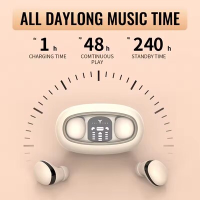 wireless  headphones binaural sports sleep Bluetooth earbuds