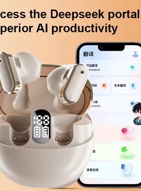 Deepseeker Bluetooth Earphones  AI translatorearbuds