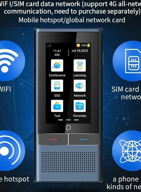 4G Version 3.1 Inch Translation AI Smart Voice Translator