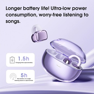 earphone TWS clip ear earbuds bluetooth headphone V6.0