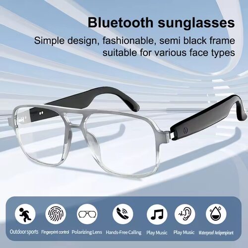 AI smart glasses Bluetooth call translate sunglasses earbuds