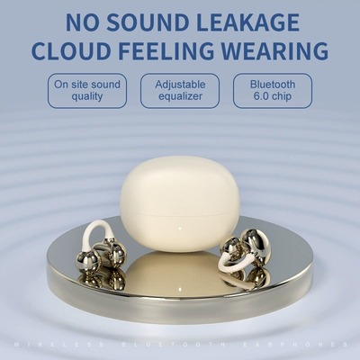 Ear Clip Earphones Bluetooth 5.4 Noise Cancelling  Earbud