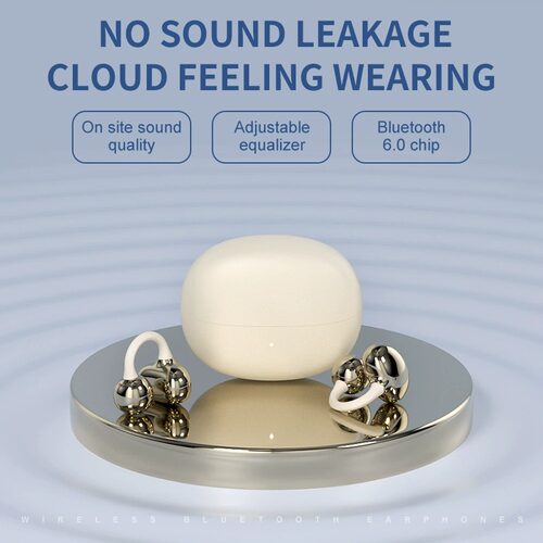 Ear Clip Earphones Bluetooth 5.4 Noise Cancelling  Earbud