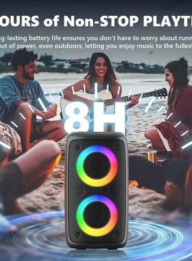Karaoke Radio FM Bluetooth Speaker Portable Caixa De Som