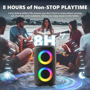 Karaoke Radio FM Bluetooth Speaker Portable Caixa De Som