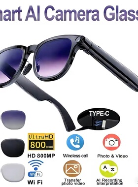 I Smart Glasses 8MP Camera Shooting video ChatGPT Translator
