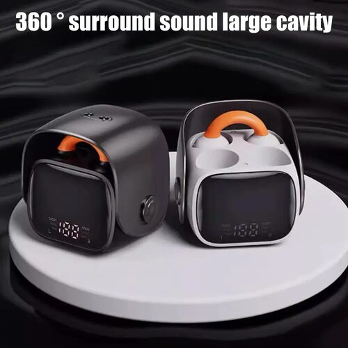 Clip on Wireless Bluetooth Earphones Noise Reduction Earbuds