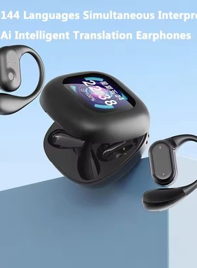 language  Ai Translator Earpones Noise Reduction Earhook