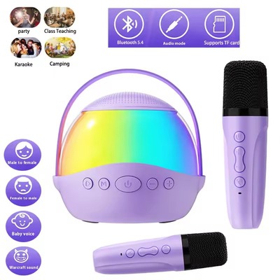 Bluetooth Toddler Microphone Home Party Karaoke Speaker