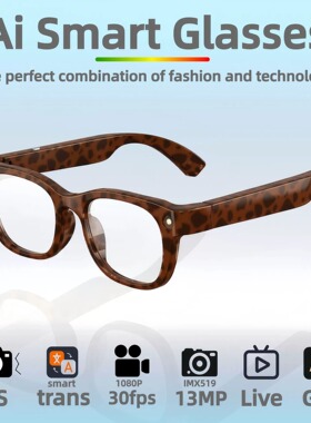 Smart AI translator Glasses 13MP Camera Eyewear sunglasses