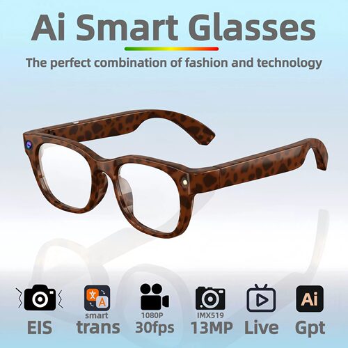 Smart AI translator Glasses 13MP Camera Eyewear sunglasses