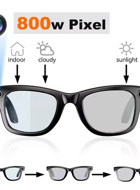 8MP Camera Glasses Smart Gradient Sunglasses translator
