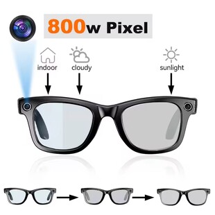 8MP Camera Glasses Smart Gradient Sunglasses translator