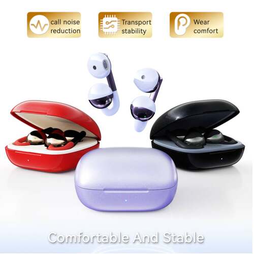 Bluetooth Headset Clip Headphones Noise Canceling  Earphone