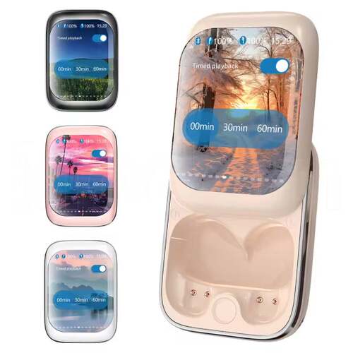 G9 Wireless LED Full Color Touch Screen Earbuds rEarphones