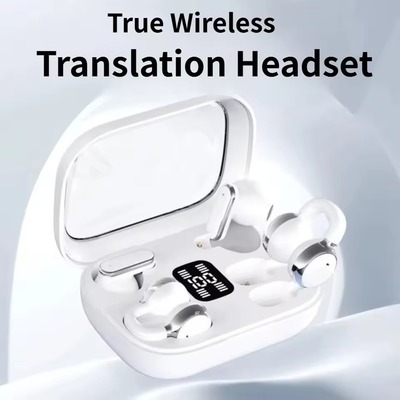 Couple Translation Earbuds Bluetooth AI Translator Headsets
