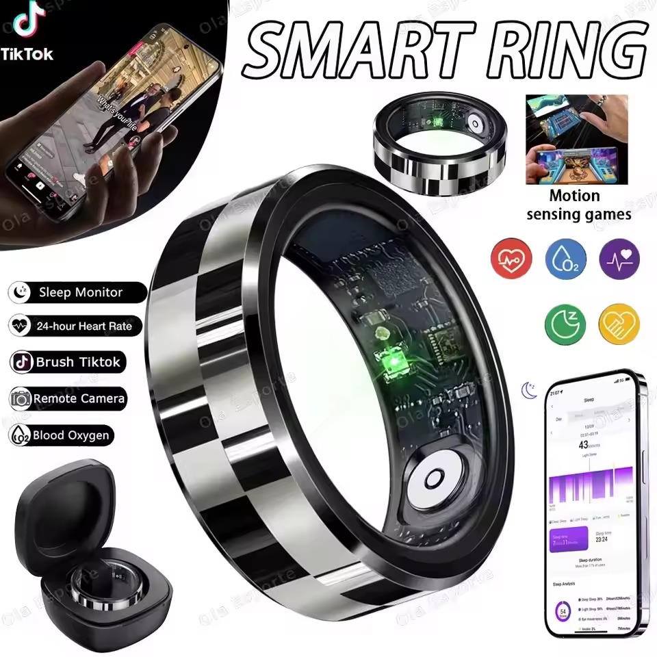 R9 Smart Ring Heart Rate Blood Oxygen Monitor smartring