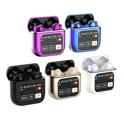 Wireless Earphones Bluetooth 5.4 LED Display Gaming Headset