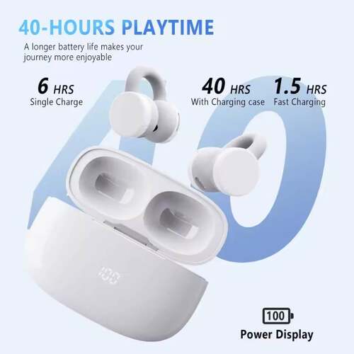 Wireless Earbuds Bluetooth 5.3 Clip on Earbuds Headphones