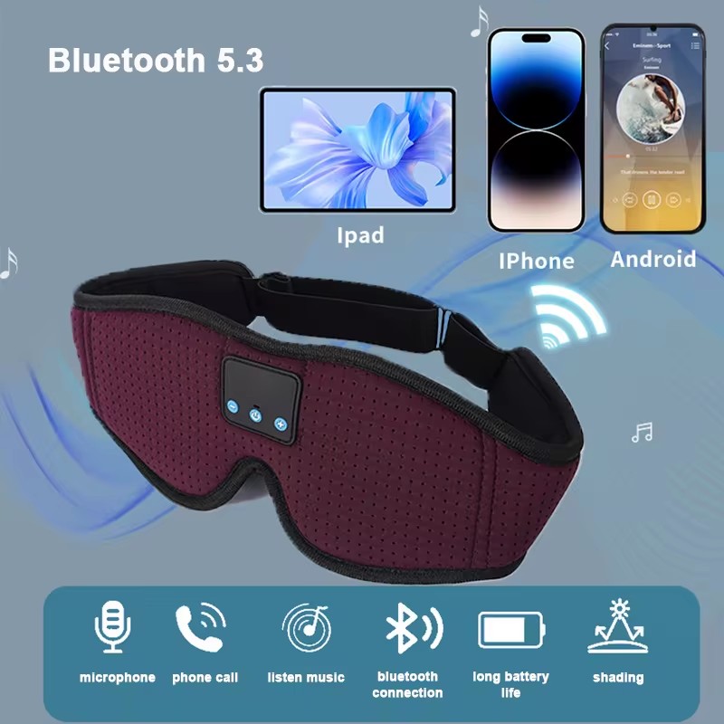 Eyeshade Sleep Bluetooth Earphone Rest Eye Mask Headset