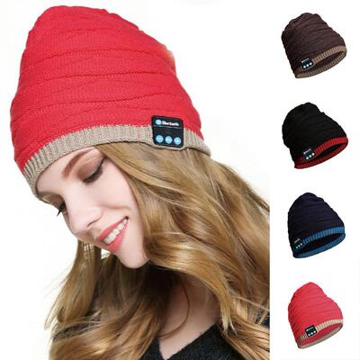 Winter Warm Hat Wireless Bluetooth Smart Cap Headset Speaker
