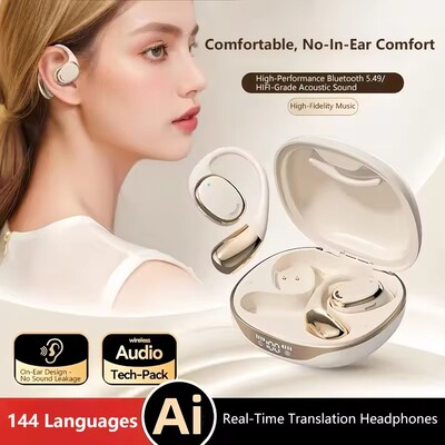 realtime Translation Bluetooth Headset AI translator earbuds