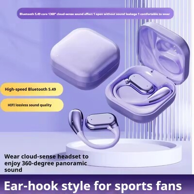 Open Ear Bluetooth Headphones Sports Earbuds with Microphone