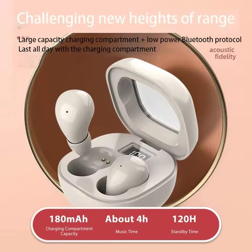 TWS Wireless Bluetooth Headphone InEar Sleep Earbuds Headset