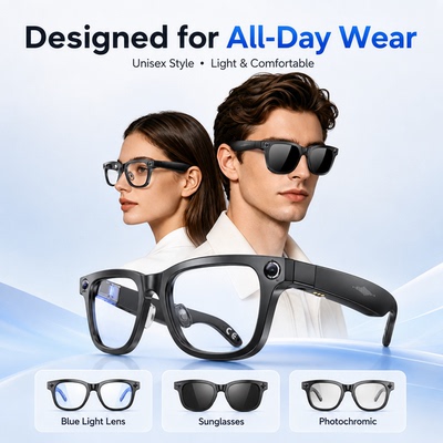 20MP camera AI Translation Smart Glasses video sunglasses