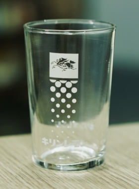 日本本土KIRIN麒麟生啤LAGER兰格啤酒日式扎啤杯直饮玻璃杯烧酒杯