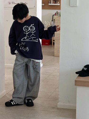 26秋冬新款童装儿童火柴人卡通印花卫衣男女童套头衫上衣洋气潮流