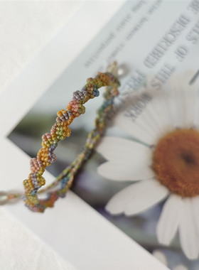 鱼小丸手作小叶子手绳