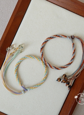 鱼小丸手作五彩轮回手绳